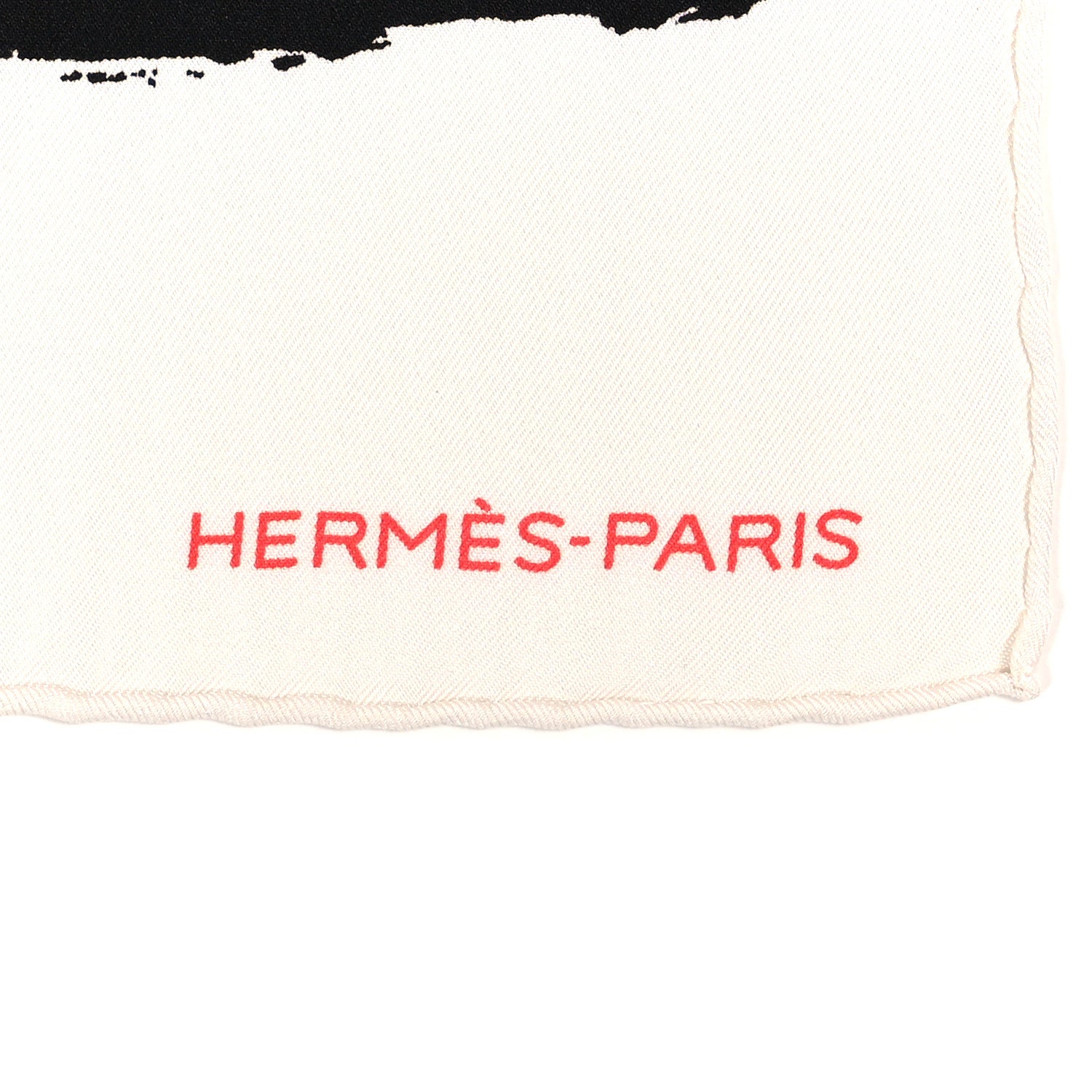 Hermes Silk Rosace De Janos Ber Scarf 90 Red White Black 3 of 4
