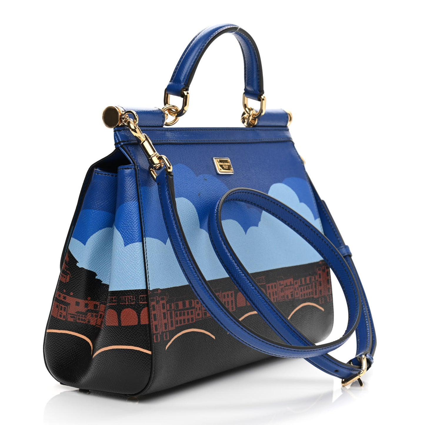 Dauphine Firenze Printed Medium Miss Sicily Satchel Multicolor