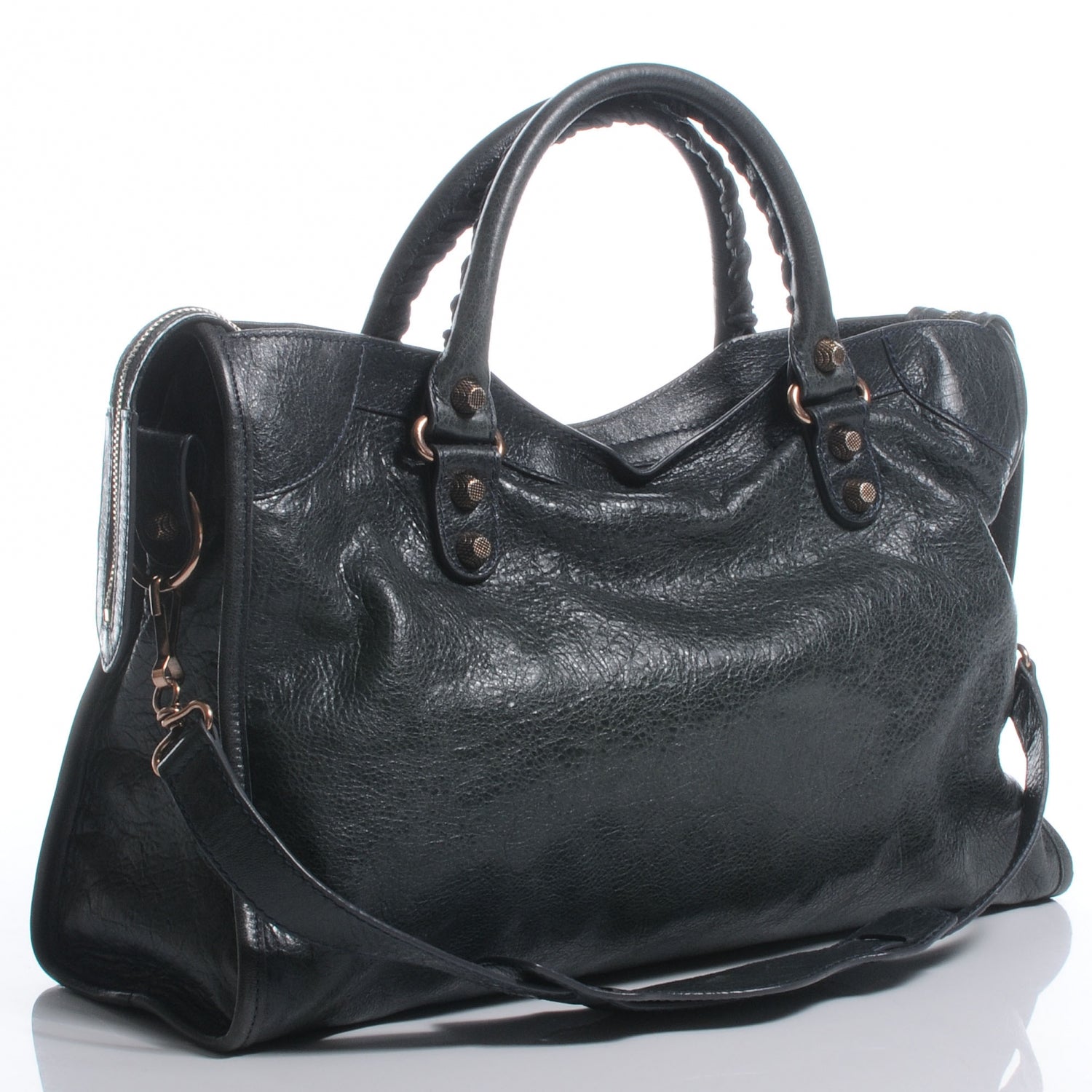 Balenciaga Agneau Giant 12 Rose Gold Hardware City Anthracite 3 of 7