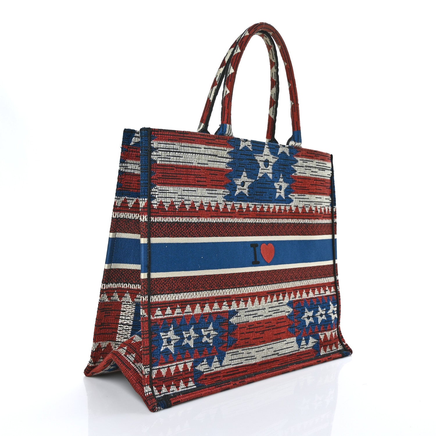 Christian Dior Canvas Embroidered Exclusive US Book Tote Multicolor 3 of 11