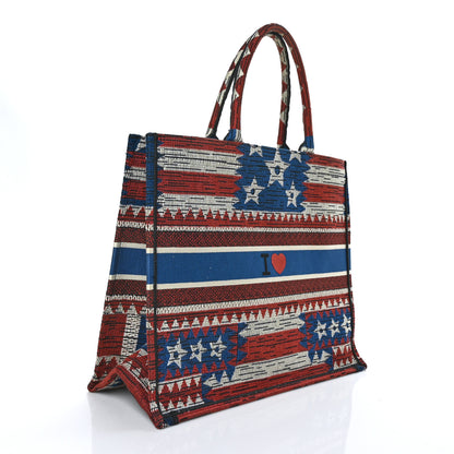 Christian Dior Canvas Embroidered Exclusive US Book Tote Multicolor 3 of 11