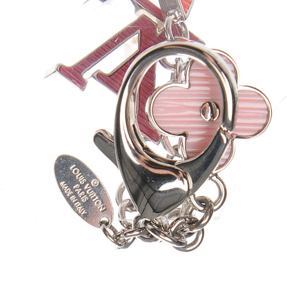 Louis Vuitton Fleur d'Epi Bag Charm BB Pink 3 of 5