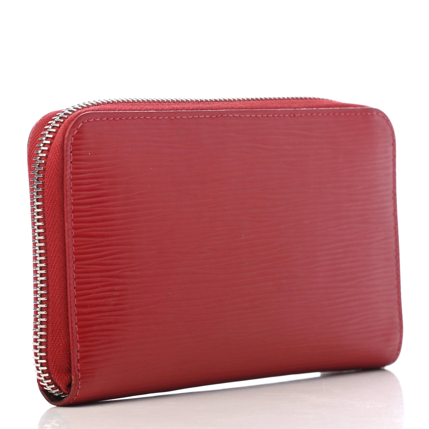 Epi Zippy Compact Wallet Carmine