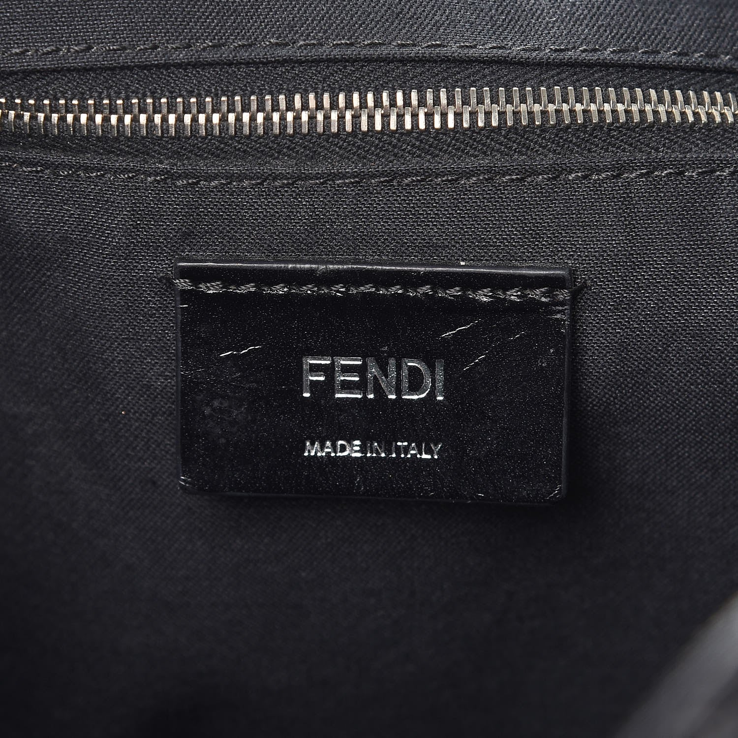 Fendi Calfskin 2Jours Bucket Bag Black 6 of 7