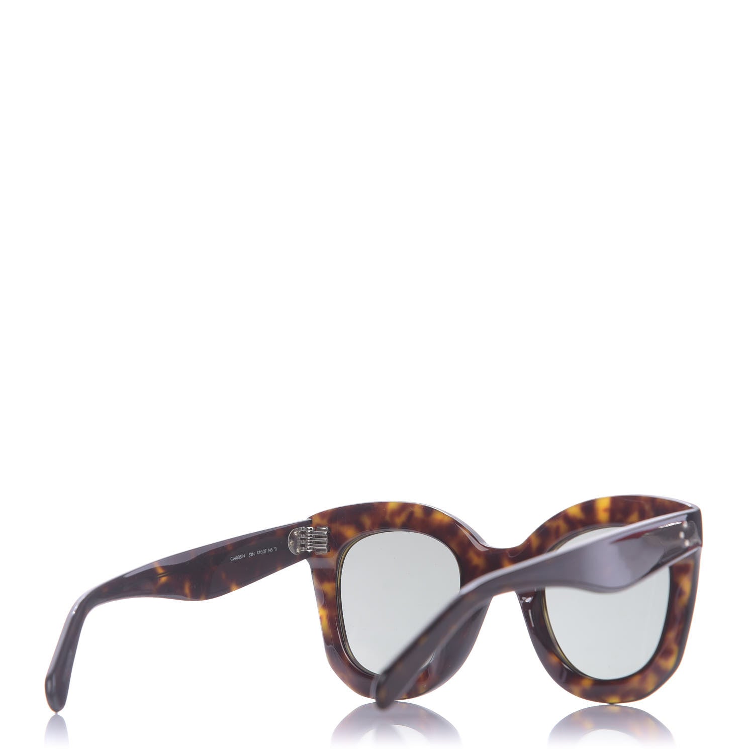 Celine Acetate Butterfly Sunglasses CL4005IN Dark Havana 4 of 8
