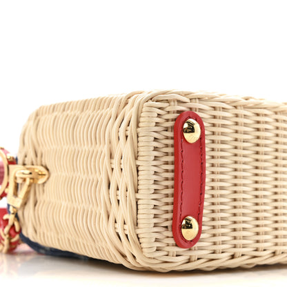Louis Vuitton LV X TM Rattan Denim Calfskin Cerises Capucines Mini 8 of 10