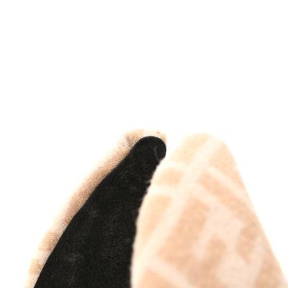 Fendi Wool Cashmere FF Logo Headband Blush 5 of 6