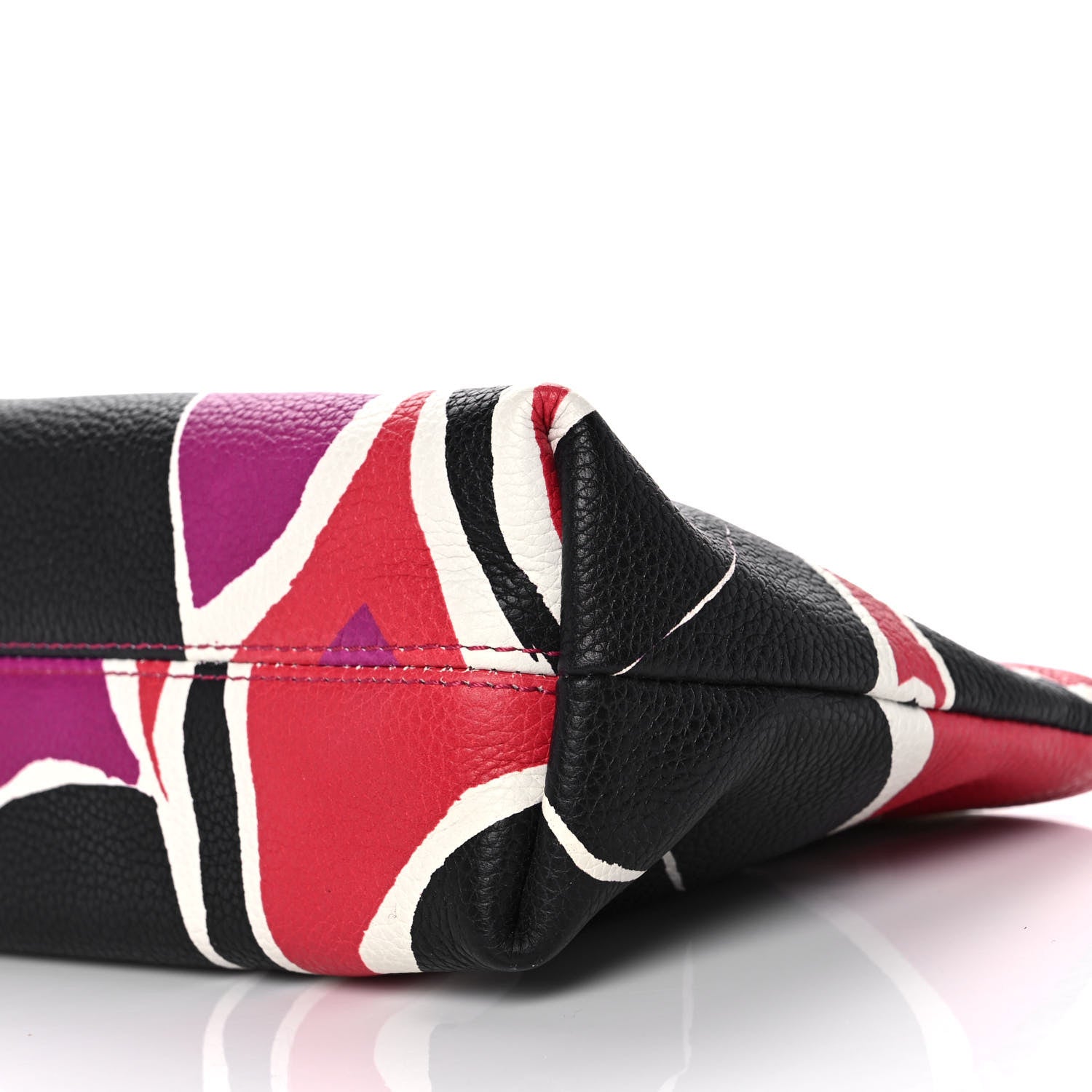 Burberry Prorsum Grained Calfskin Print Pouch Multicolor 10 of 13