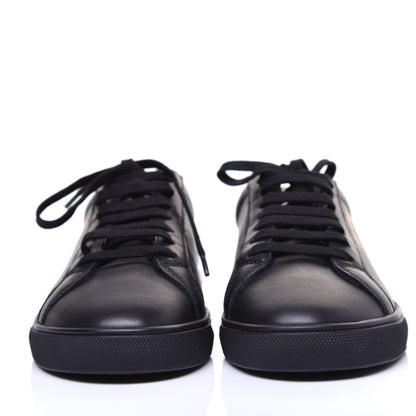 Saint Laurent Calfskin Womens Andy Low Top Sneakers 38 Black 6 of 10