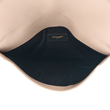 Saint Laurent Grain De Poudre Uptown Pouch Dark Beige 5 of 10