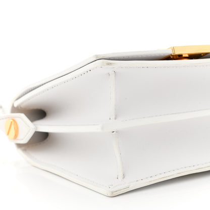Off-White Calfskin Diag Binder Flap Bag White 8 of 9
