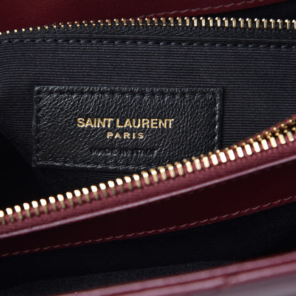 Saint Laurent Calfskin Y Quilted Monogram Medium Loulou Chain Satchel Palissandre 7 of 15