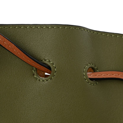 Loewe Nappa Colorblock Horseshoe Bag Avocado Midnight Blue Tan 13 of 14