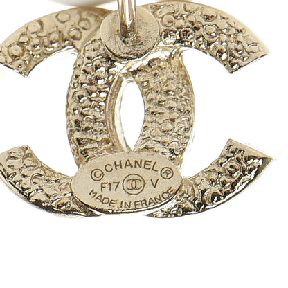 Chanel Crystal CC Earrings Gold 4 of 5