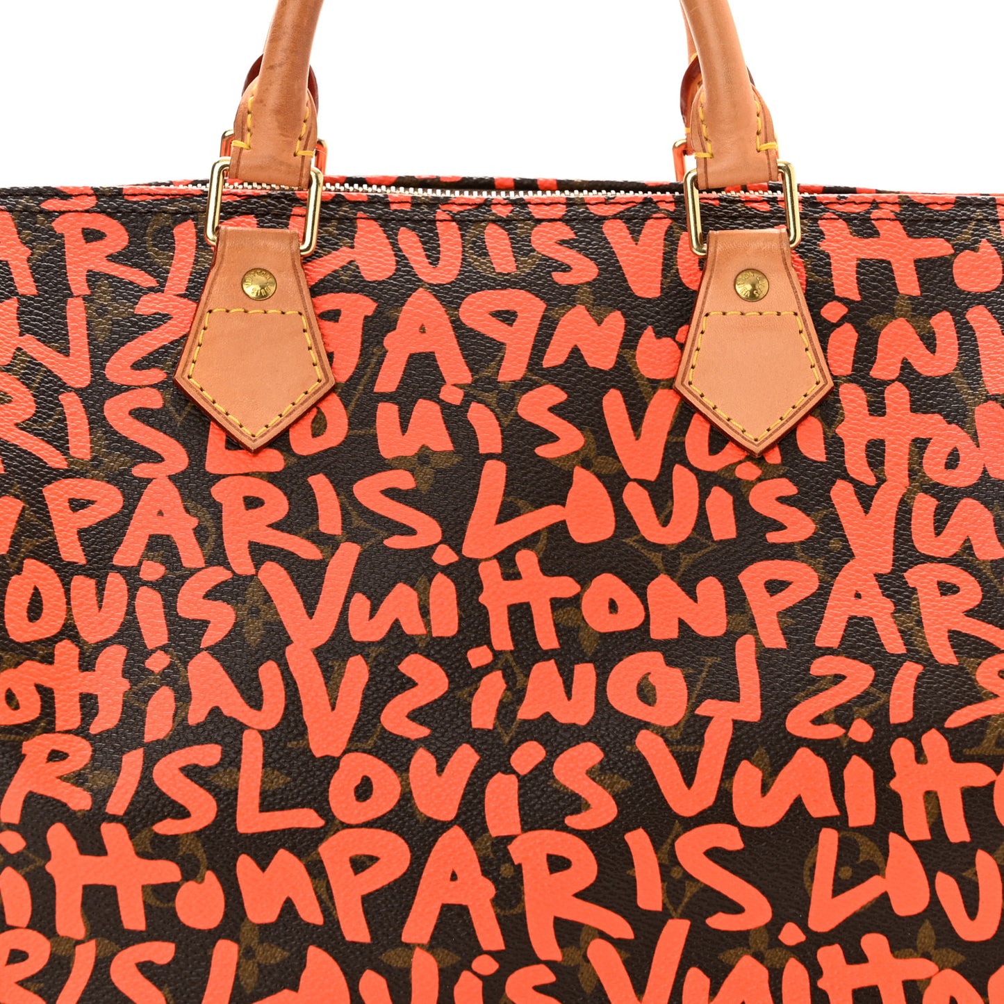 Monogram Graffiti Speedy 30 Orange