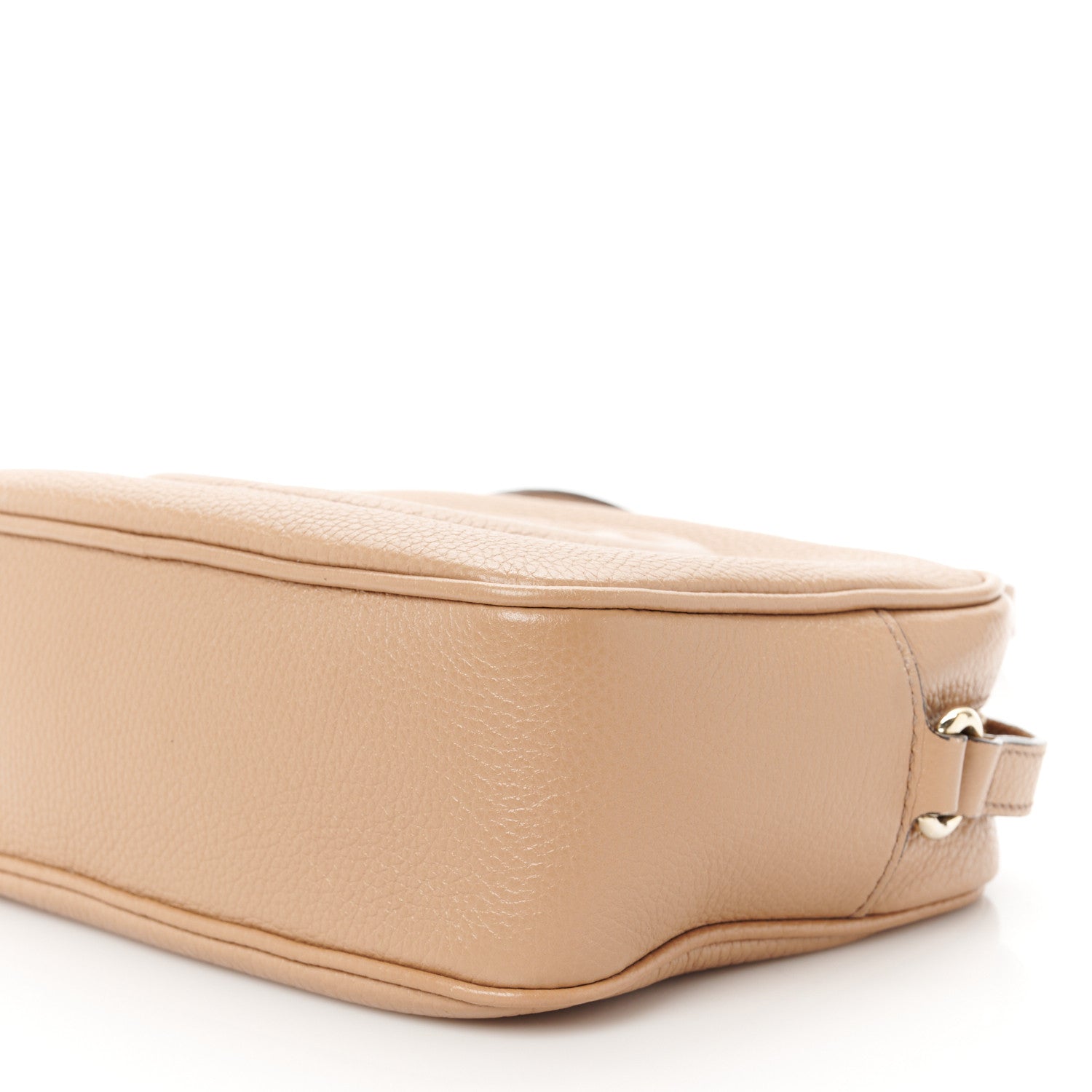 Gucci Pebbled Calfskin Small Soho Disco Bag Camelia 11 of 12