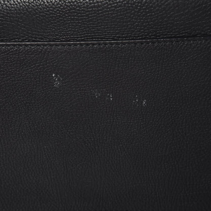 Balenciaga Grained Calfskin M Tube Round Tote Black 10 of 10