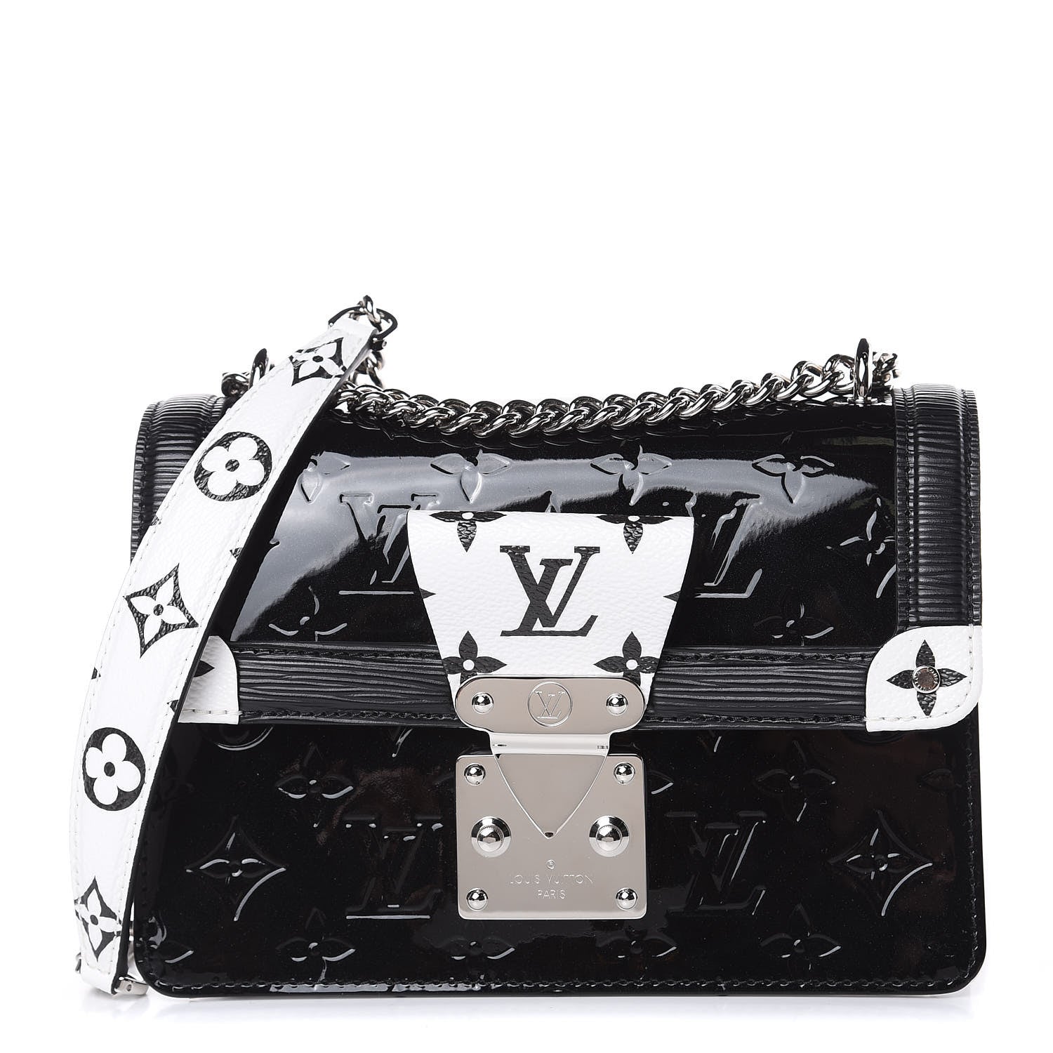 Louis Vuitton Vernis Epi Monogram Wynwood Black White 1 of 9