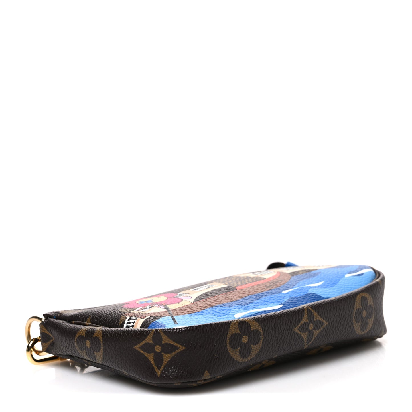Monogram 2019 Christmas Animation Mini Venice Pochette Accessories Blue