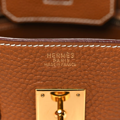Hermes Togo Birkin 30 Gold 6 of 10