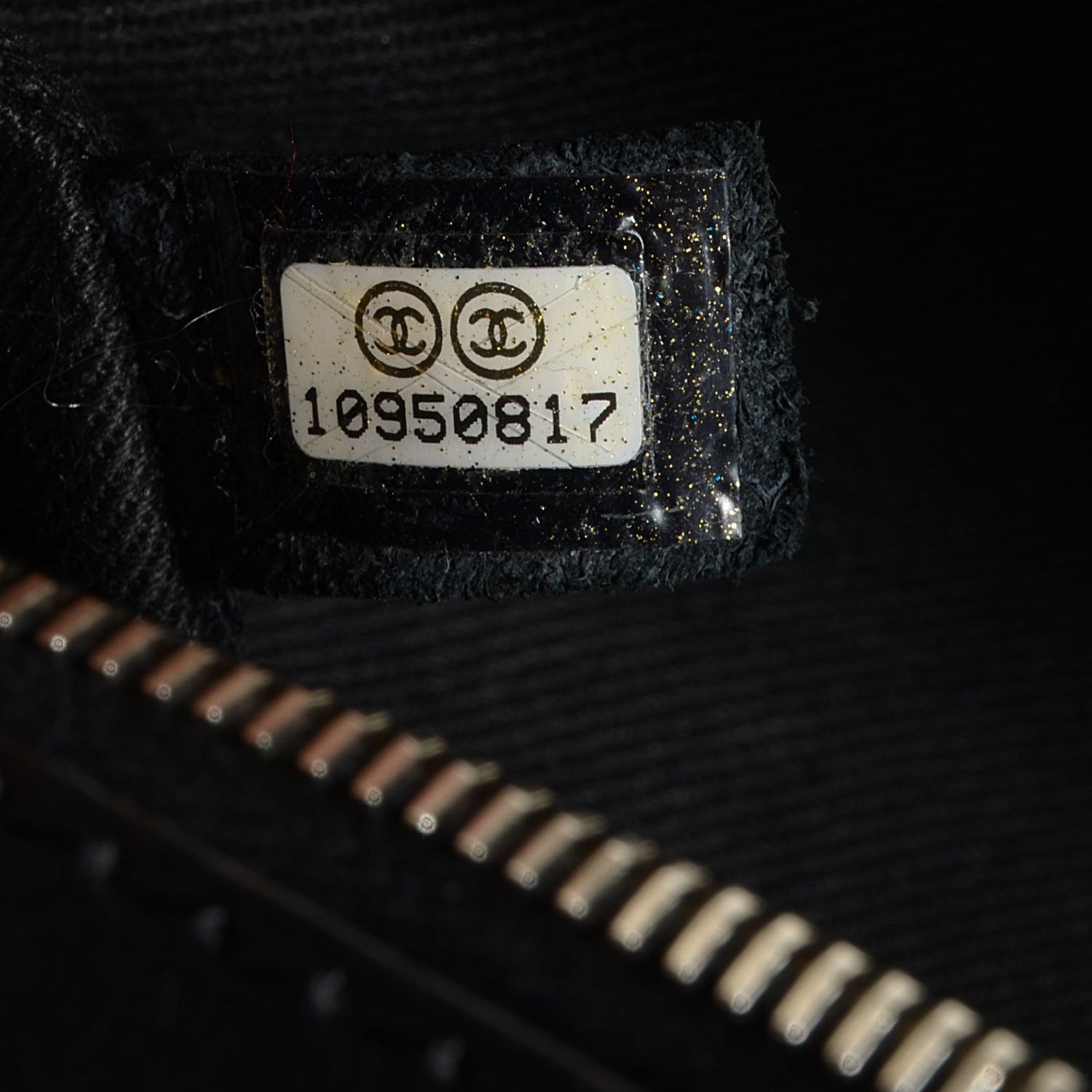 Chanel Calfskin Round Bowling Bag Black 7 of 7