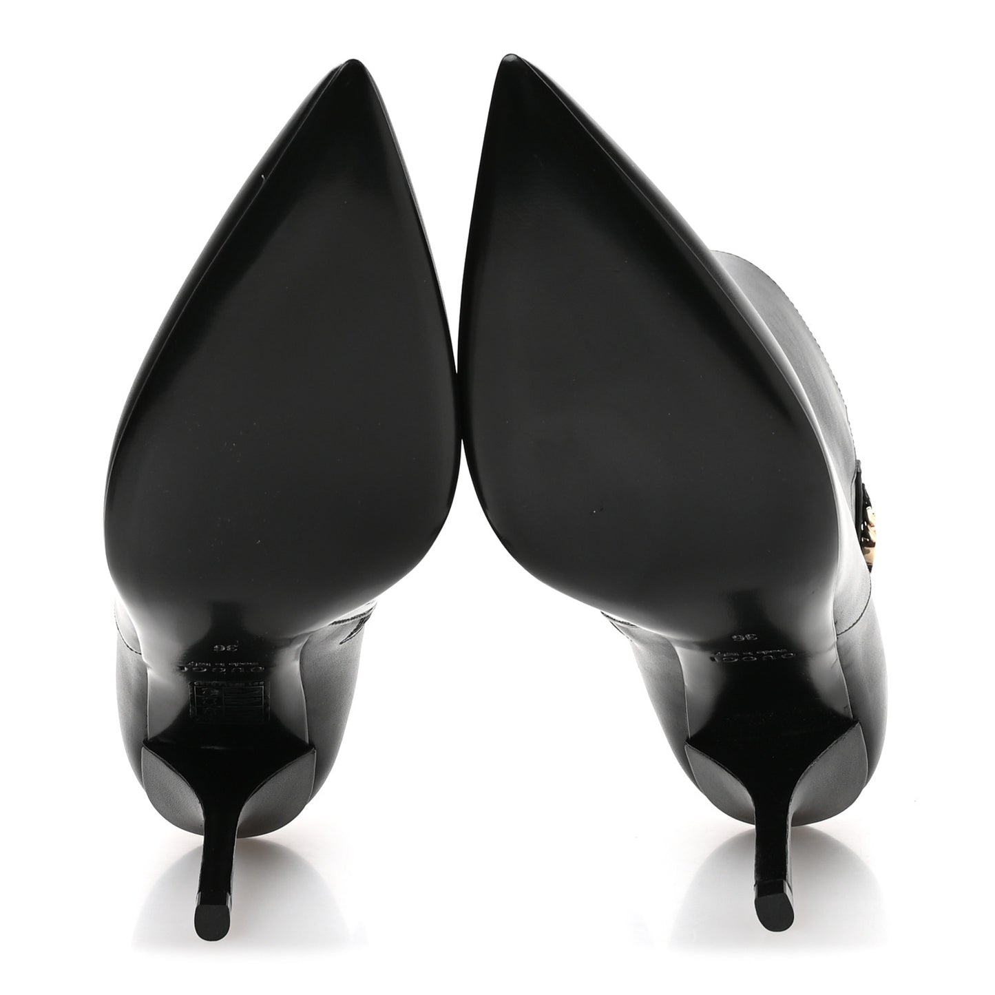 Calfskin Signoria Ankle Boots 36 Black