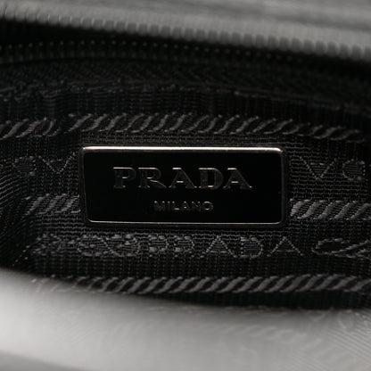 Prada Nylon Flat Messenger Bag Black 6 of 9