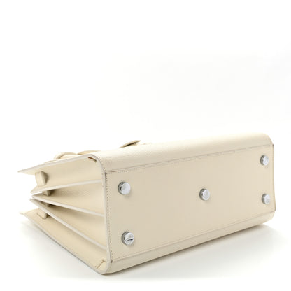 Saint Laurent Grained Calfskin Baby Sac De Jour White 4 of 10