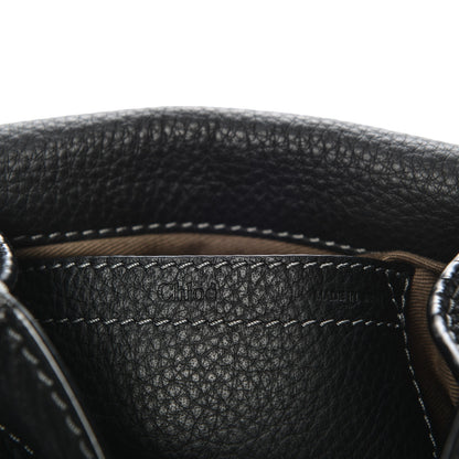 Chloe Calfskin Mini Marcie Round Crossbody Bag Black 6 of 7
