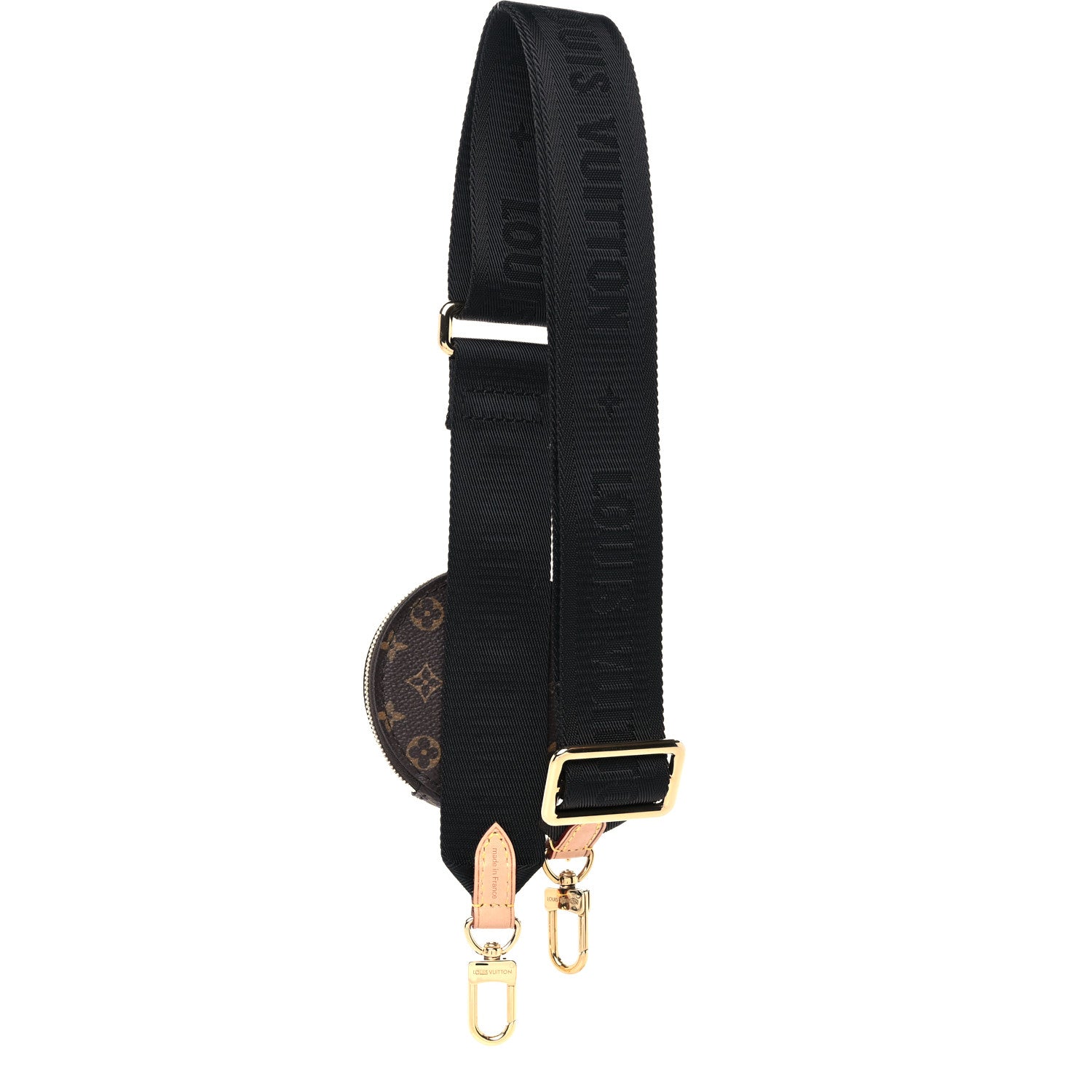 Louis Vuitton Monogram Multi Pochette Accessories Bandouliere Shoulder Strap Black 2 of 4