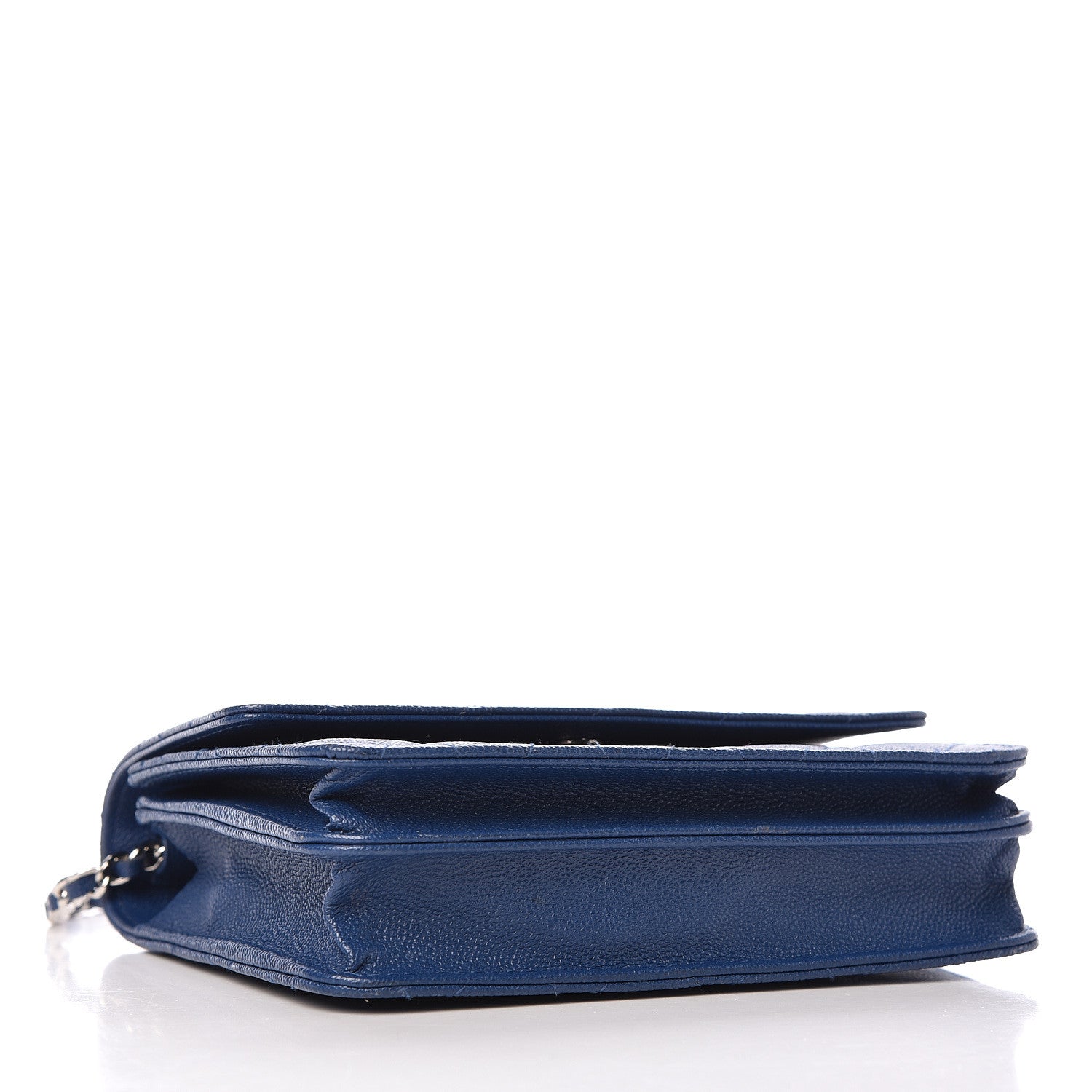 Chanel Caviar Quilted Square Wallet On Chain WOC Navy 4 of 10