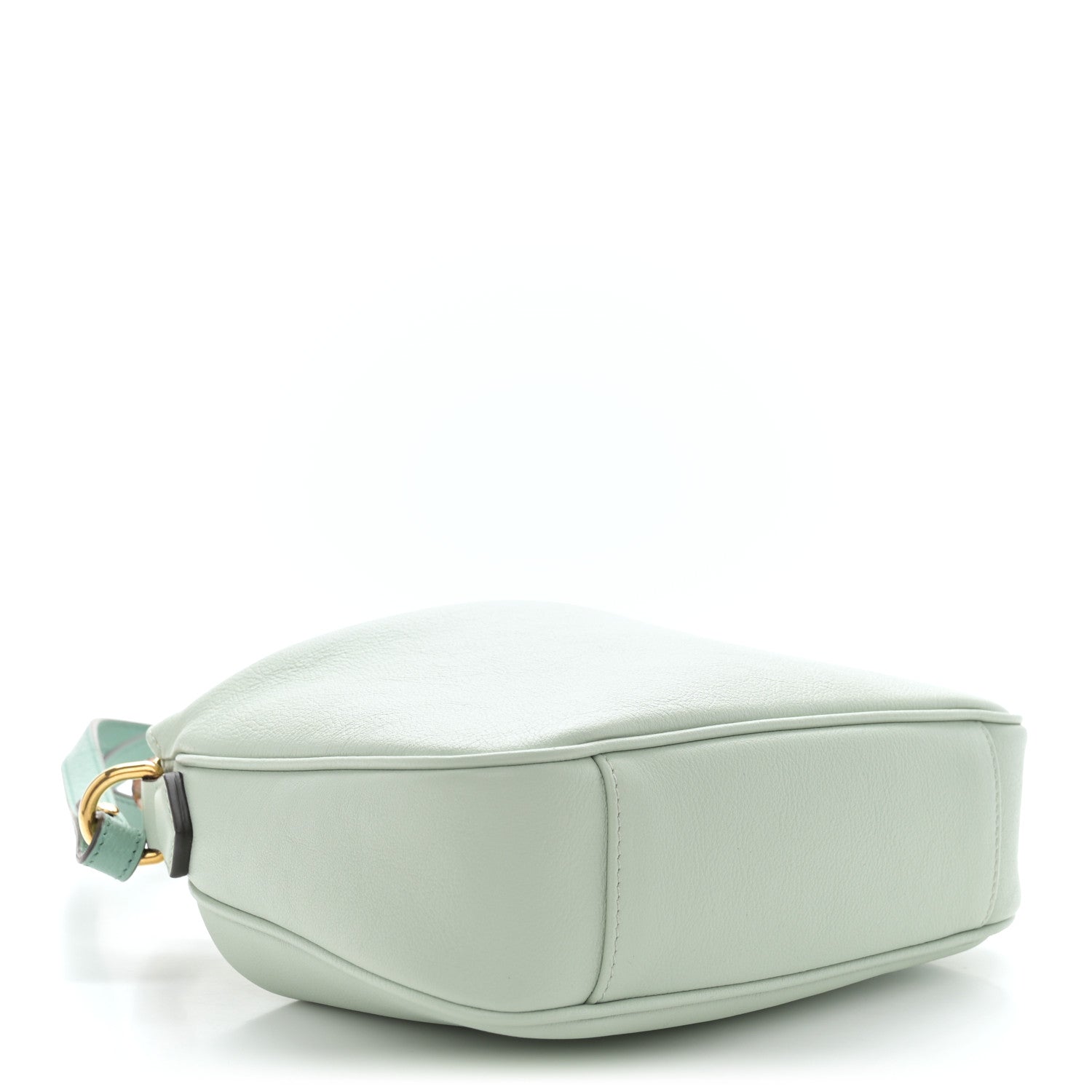 Gucci Softy Wonka Textured Dollar Calfskin Small Diana Shoulder Bag Pale Green 4 of 11