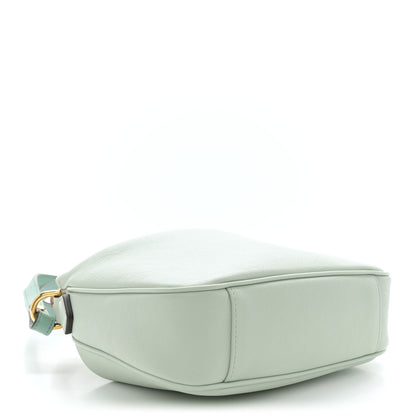 Gucci Softy Wonka Textured Dollar Calfskin Small Diana Shoulder Bag Pale Green 4 of 11