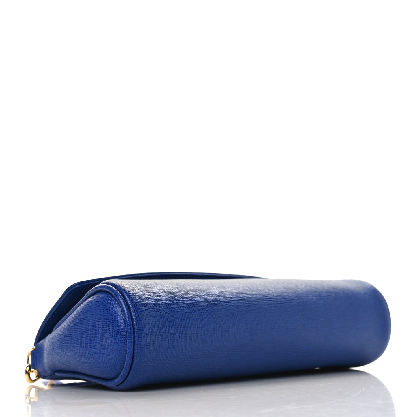 Vitello Elite Flap Crossbody Bag Blue Neon