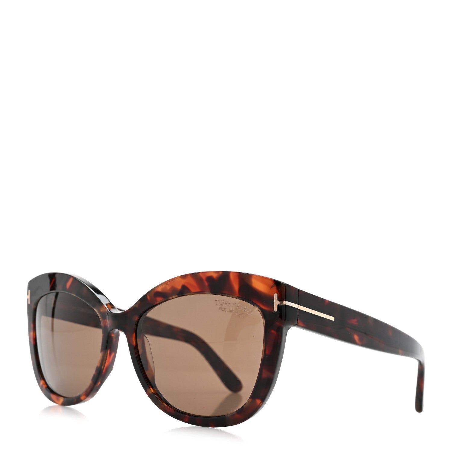 Tom Ford Acetate Alistair Cat Eye Sunglasses TF524 Tortoise 1 of 8