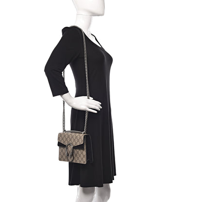 Gucci GG Supreme Monogram Mini Dionysus Shoulder Bag Black 2 of 10