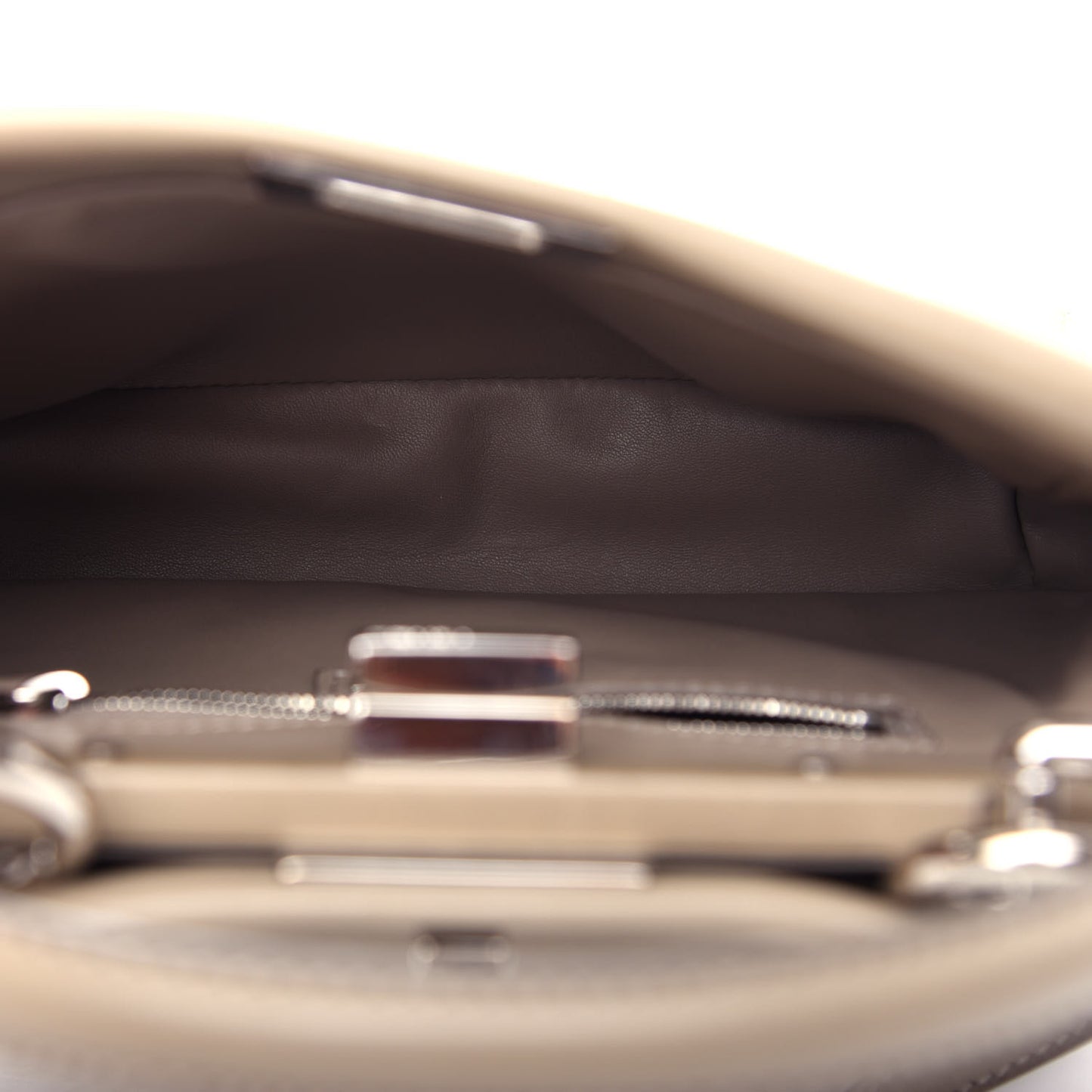 Nappa Mini Peekaboo Iconic Satchel Tortora