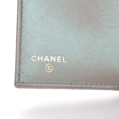 Chanel Iridescent Caviar Quilted Small Flap Wallet Beige 6 of 9