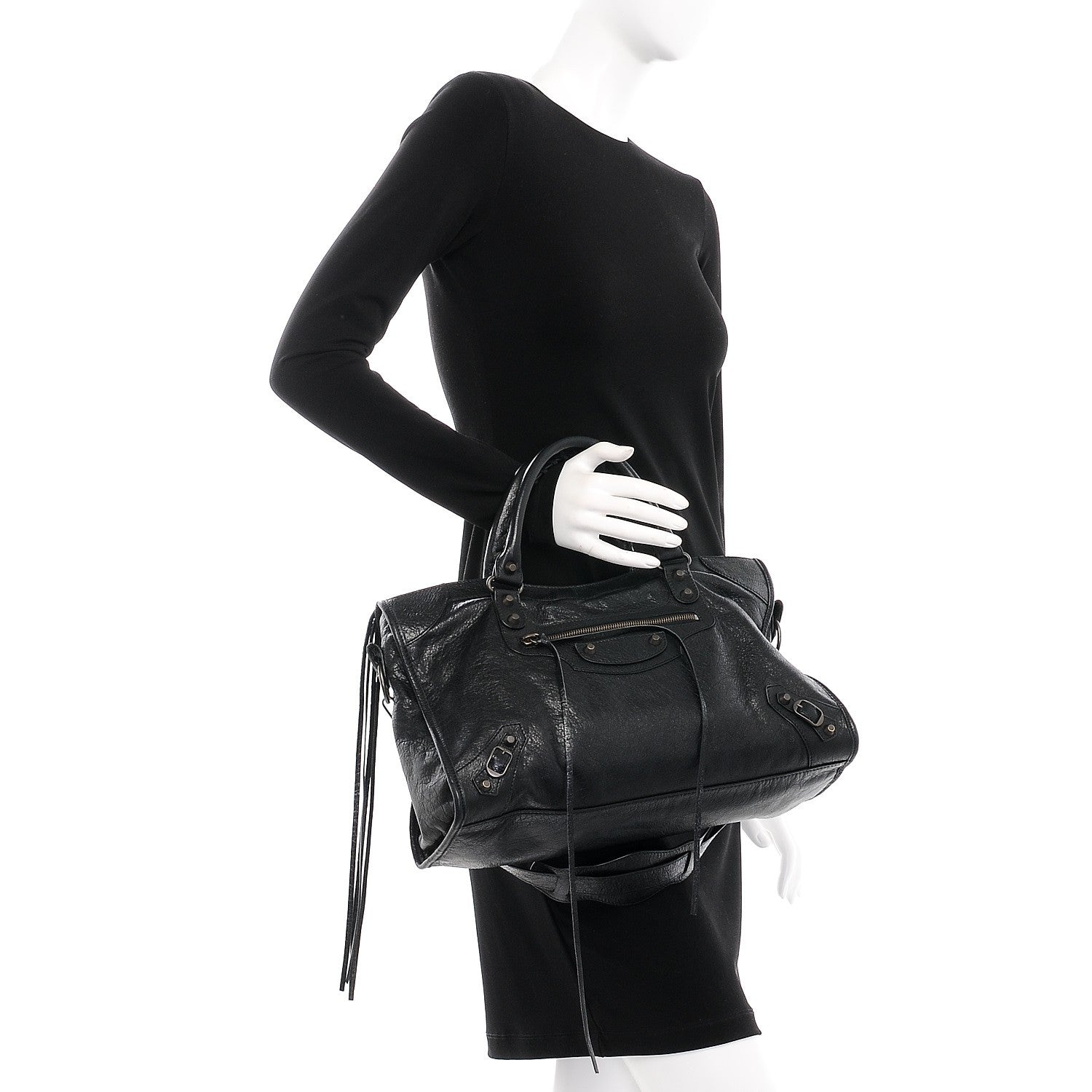 Balenciaga Agneau Classic Hardware City Black 2 of 9