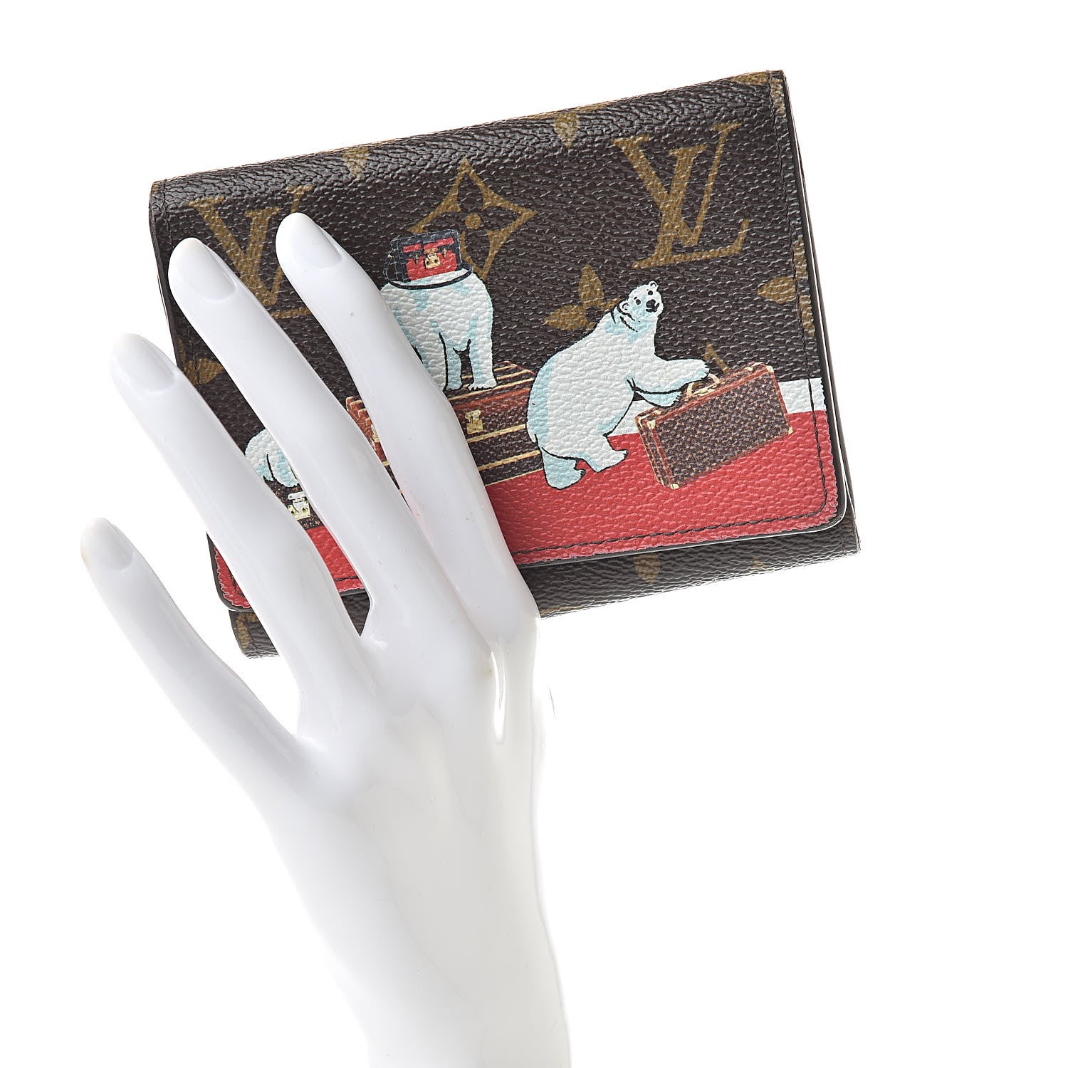 Louis Vuitton Monogram 2017 Christmas Animation Victorine Wallet 2 of 12
