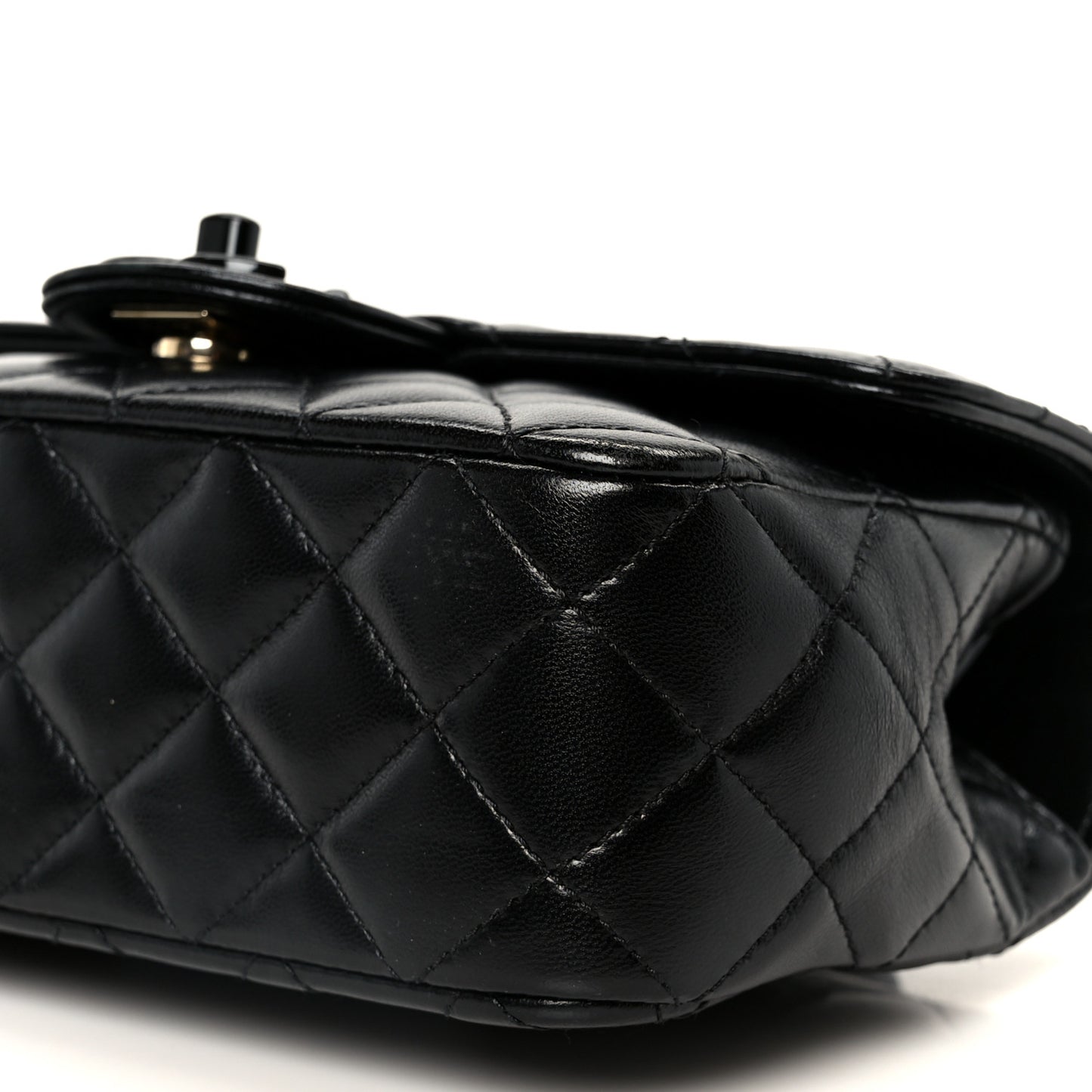 Lambskin Quilted Small Coco Pop Top Handle Flap So Black