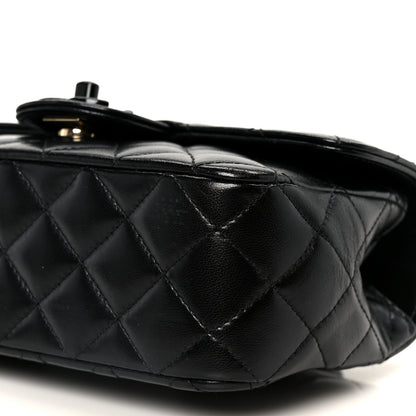 Chanel Lambskin Quilted Small Coco Pop Top Handle Flap So Black 11 of 11