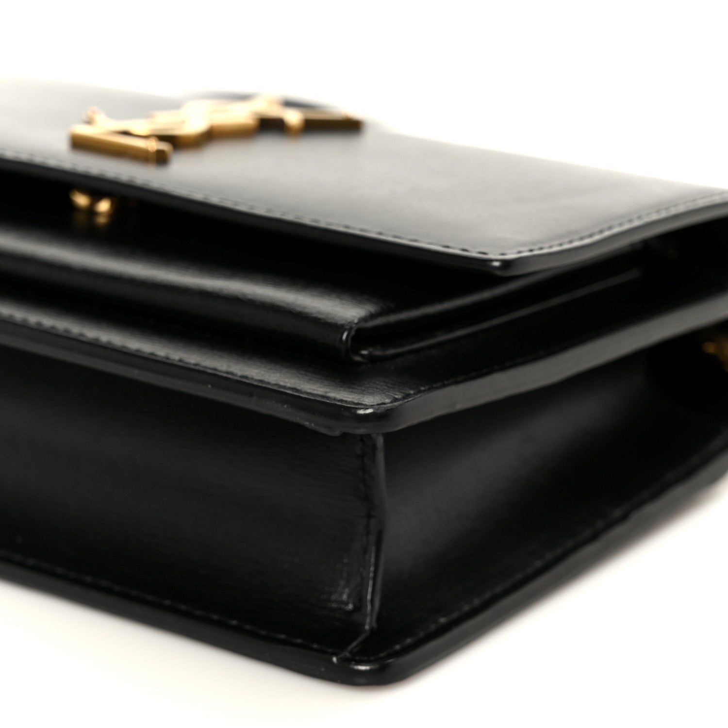 Saint Laurent Calfskin Monogram Sunset Chain Wallet  Sunset Black 10 of 10