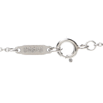 Tiffany Platinum Diamond Star Key Pendant Necklace 5 of 6