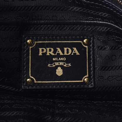 Prada Nappa Gaufre Tote Black 7 of 8