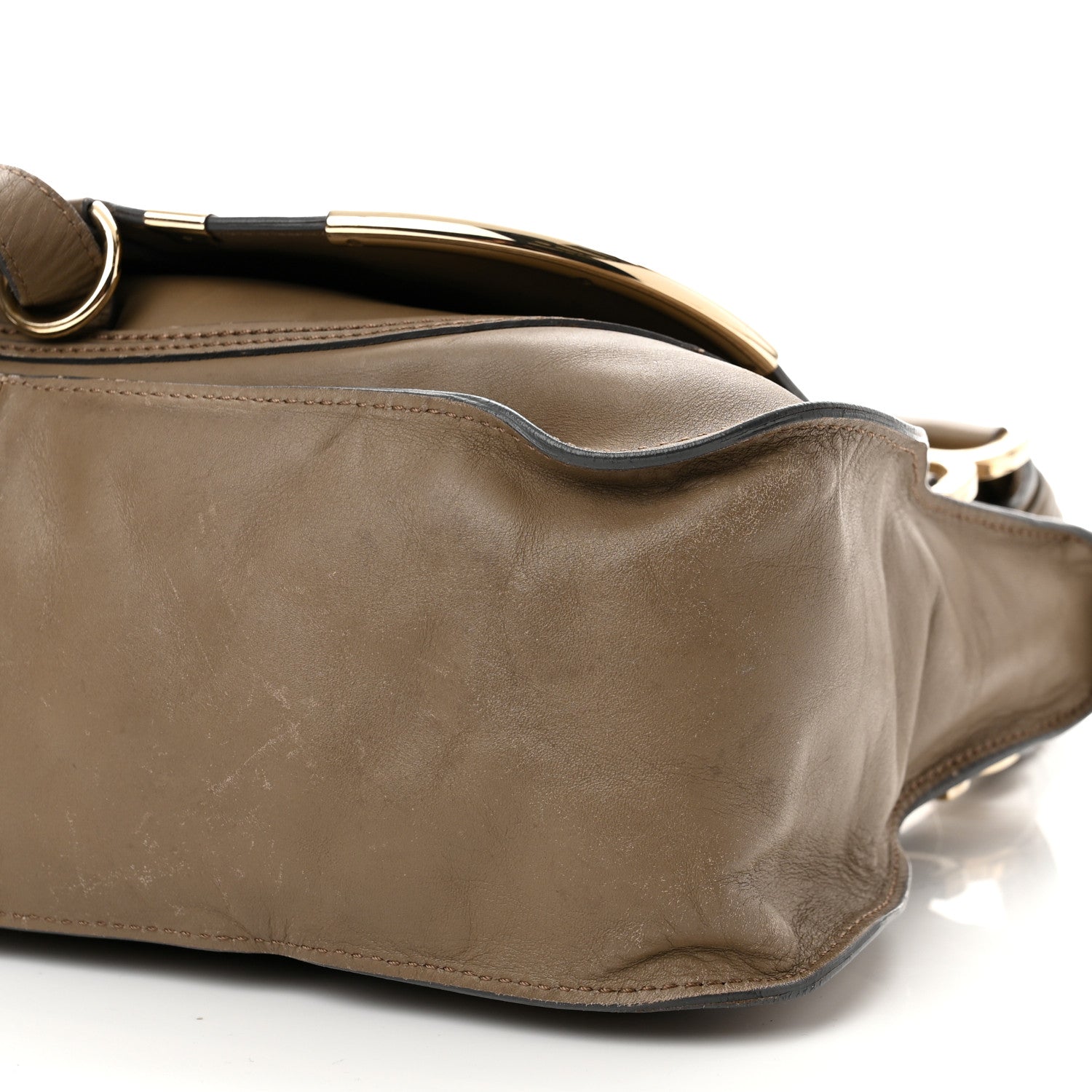 Chloe Calfskin Medium Marcie Satchel Anchor Grey 9 of 20