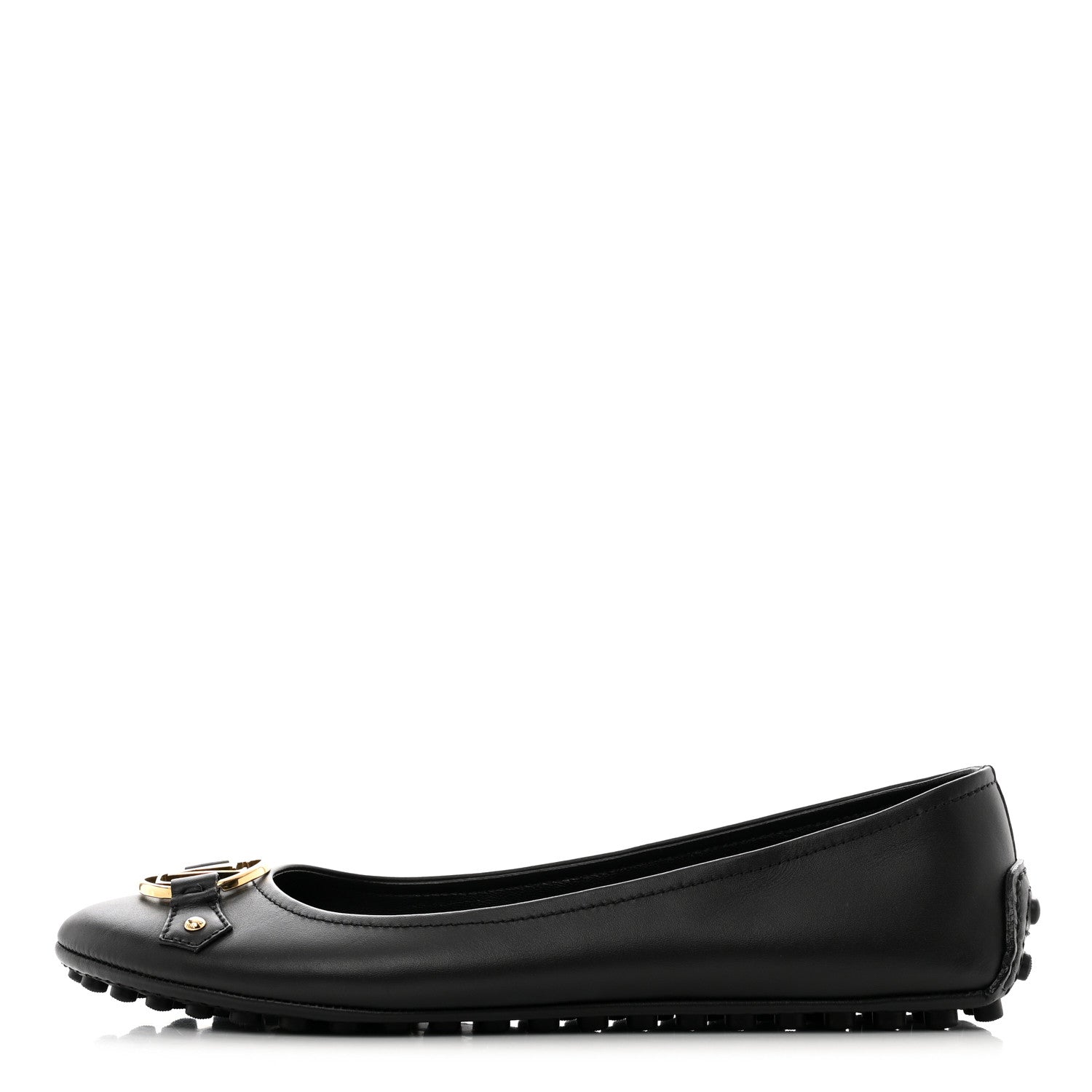 Louis Vuitton Calf Oxford Ballerina Flats 36 Black 1 of 8