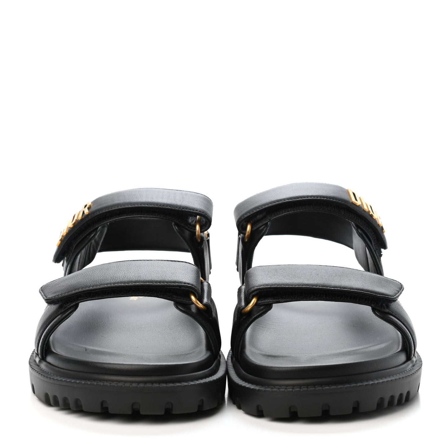 Lambskin Dioract 10mm Sandals 40 Black