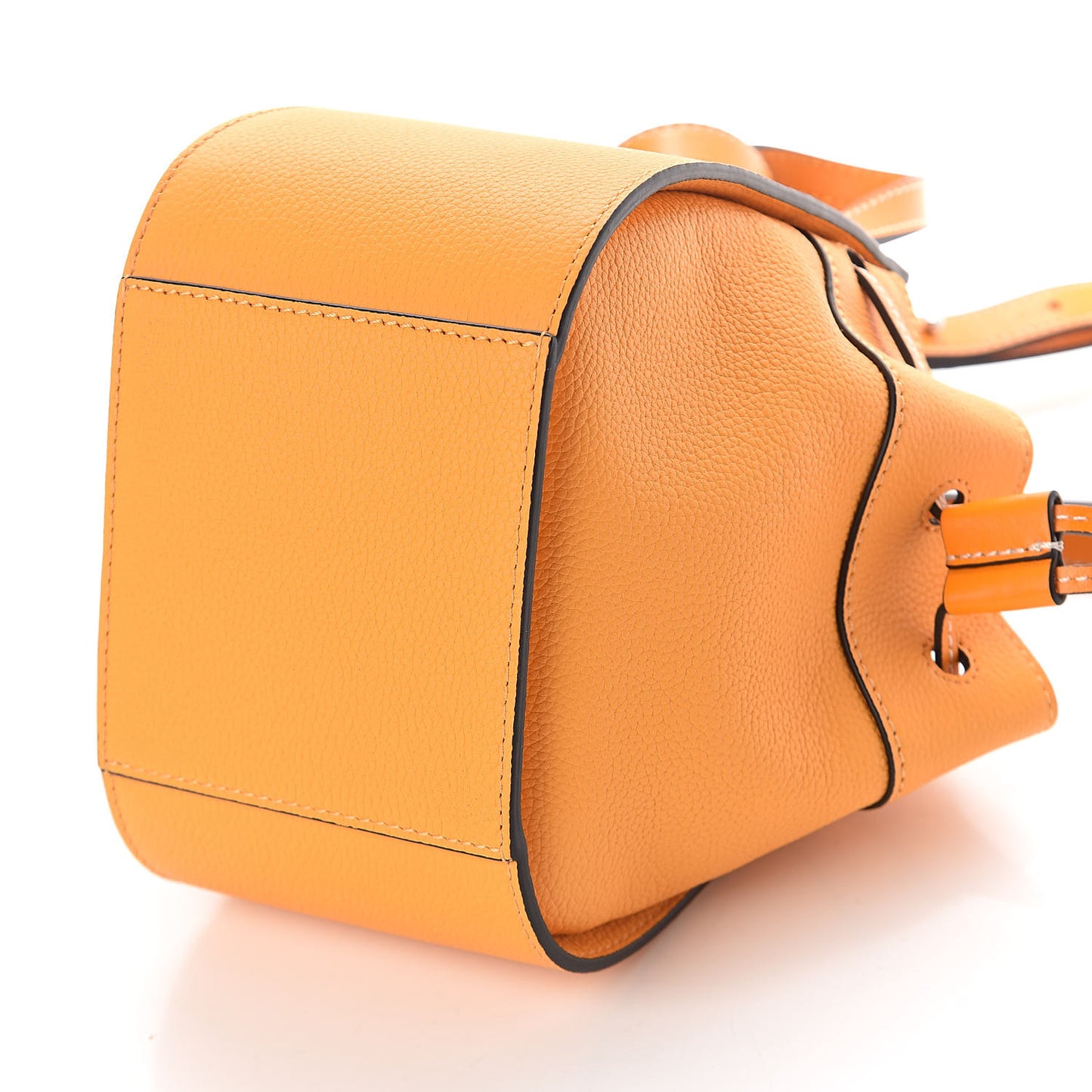 Calfskin Mini Hammock Shoulder Bag Amber