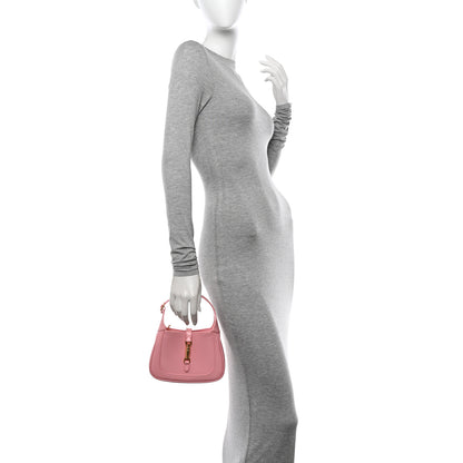 Gucci Boarded Dyana Lux Calfskin Mini Jackie 1961 Hobo Wild Rose 2 of 10